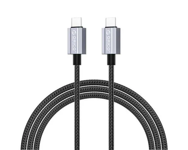 Cablu USB Orico GQA60 60W USB Type-C - USB Type-C 1.5m, Negru