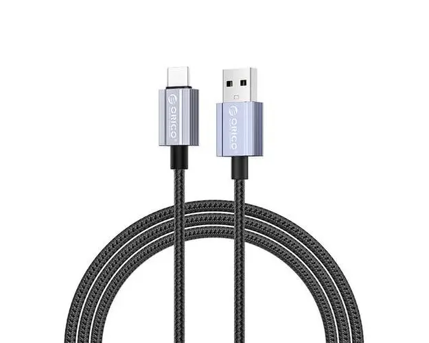 Cablu USB Orico GQA15 15W USB Type-A - USB Type-C 2m, Negru