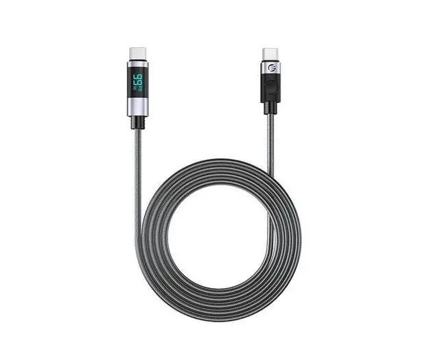 Cablu USB Orico LDC2C 100W USB Type-C - USB Type-C 2m, cu display