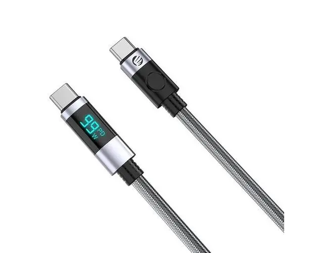 Cablu USB Orico LDC2C 100W USB Type-C - USB Type-C 0.5m, cu display