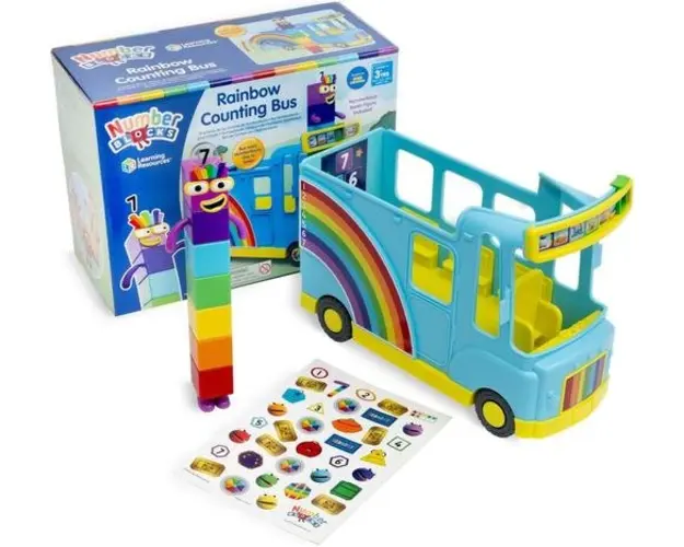 Joc de rol Numberblocks® si autobuzul curcubeu