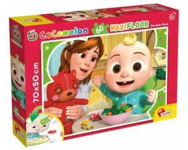 Puzzle de colorat maxi - Cocomelon la masa (60 piese)
