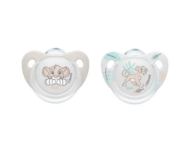 Suzeta Nuk Disney The Lion King Silicon M2, 6-18 luni, Set 2 Bucati
