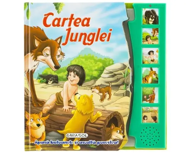 Citeste si asculta Girasol Cartea junglei
