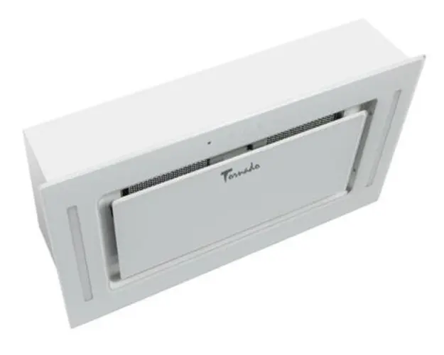 Hota incorporabila Tornado Modul Sensor 1200 (52), 1 Motor Turbo, 3 Viteze, 1200 m3/h, Filtru anti-grasimi, Clasa C, 52 cm (Alb)