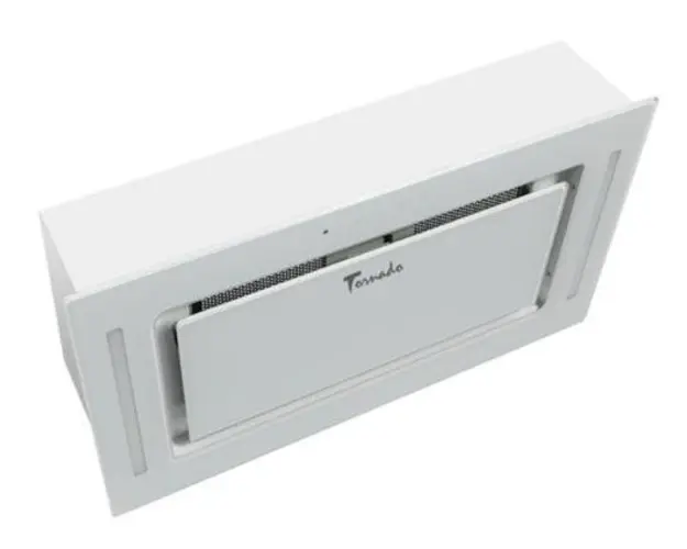 Hota incorporabila Tornado Modul Sensor 1200 (70), 1 Motor Turbo, 3 Viteze, 1200 m3/h, Filtru anti-grasimi, Clasa C, 70 cm (Alb)