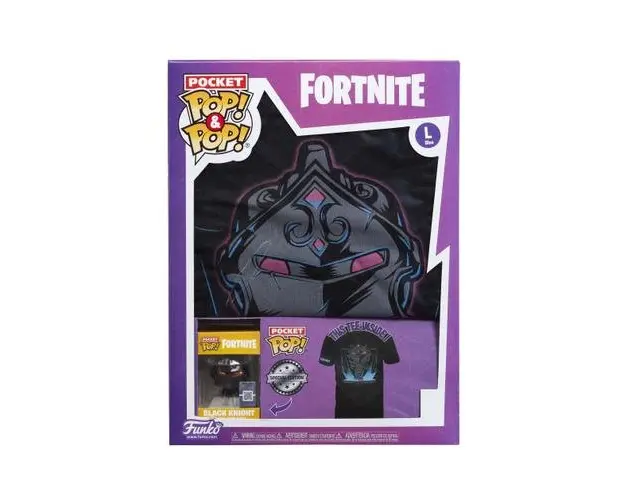 Figurina Funko Pocket Pop si tricou Black Knight, marimea L