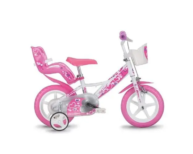 Bicicleta copii 12'' RLN - Inimioare