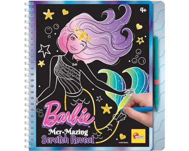 Caietul meu de razuit Lisciani Barbie Mer-Maizing