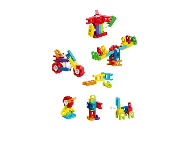 Set de constructie STEAM in cutiuta - Fun Blocks (26 piese)