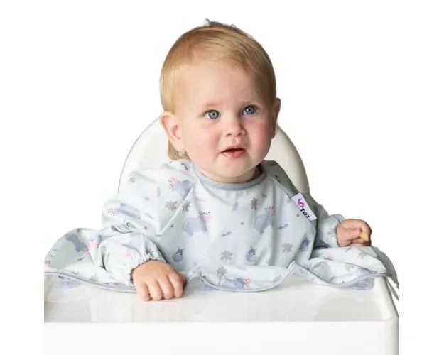 Baveta cu maneci si ventuze - Hipopotami