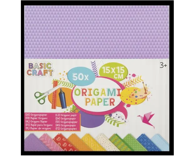 Hartie origami Grafix 15 x 15 cm, 50 file