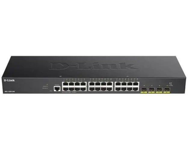Switch D-Link DGS-1250-28X, 24 porturi, Gigabit
