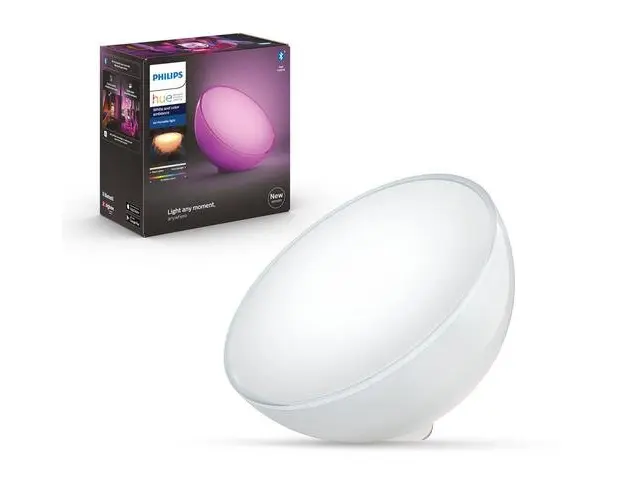 Lampa portabila LED RGBW Philips HUE Go, 6W (43W), 220-240V, ambianta alba color, 520lm, temperatura culoare variabila 2000-6500k, durata de viata 20.000 de ore