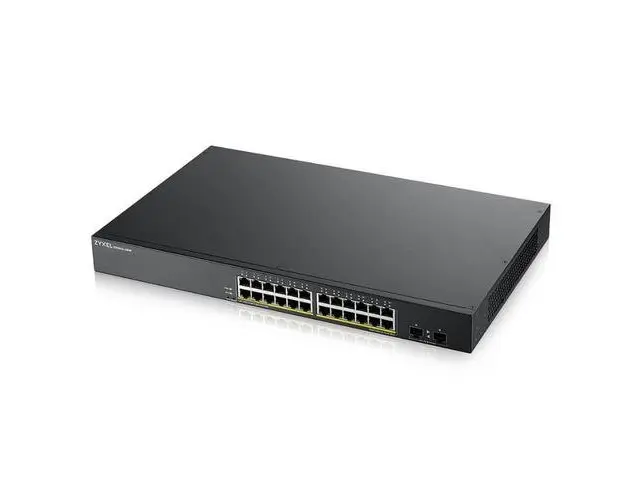 Switch ZYXEL GS190024HPV, 24 Porturi, 10/100/1000 Mbps