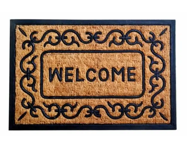 Covoras intrare Vanora VN-GOP-6040P3, cauciuc + nuca cocos, 60 x 40 cm (Maro)