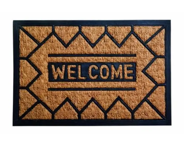 Covoras intrare Vanora VN-GOP-6040P4, cauciuc + nuca cocos, 60 x 40 cm (Maro)