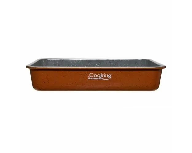 TAVA CUPTOR, ACOPERIRE CERAMICA 35 x 26 x 7 CM, COOKING BY HEINNER