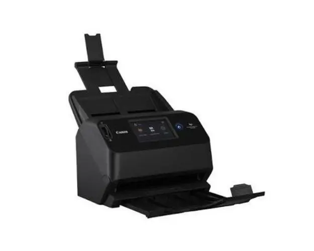 Scanner Canon DR-S150, dimensiune A4, tip sheetfed, viteza scanare: 45ppm alb-negru si color, duplex, rezolutie optica 600dpi, ADF 60 coli, senzor CIS