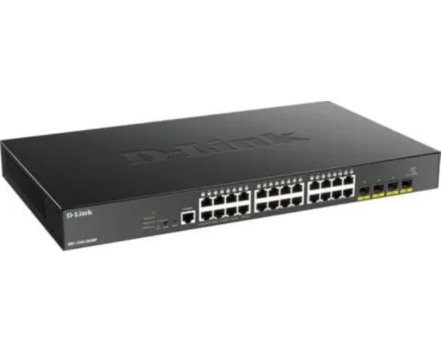 Switch D-Link DGS-1250-28XMP, 24 port, 10/100/1000 Mbps