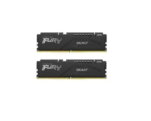 Memorii Kingston Fury Beast, 32GB(2x16GB), DDR5-5200Mhz, CL40, Dual Channel