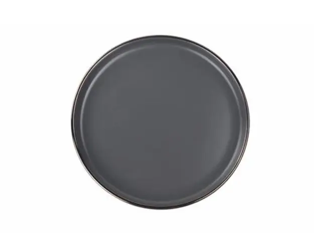 Set farfurii Heinner CALYPSO HR-WDF-G20D6, Ceramica, 20 cm, 6 piese (Negru)