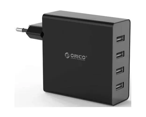 Incarcator Retea Orico DCW-4U, 4 x USB (Negru)