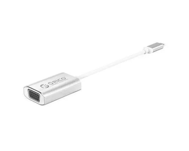Adaptor Orico XD-102, USB Type C x VGA (Argintiu)