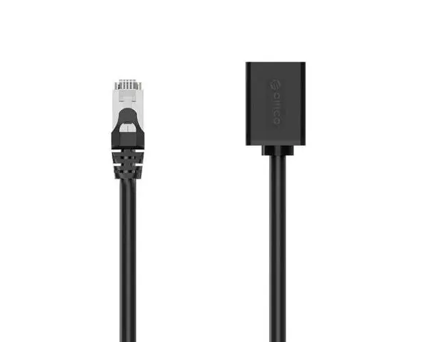 Prelungitor cablu de retea Orico PUG-MTC6, 2m, Cat6e (Negru)