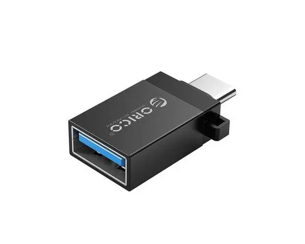 Adaptor OTG Orico CBT-UT01, USB 3.0 Type-C male  USB Type-A female (Negru)