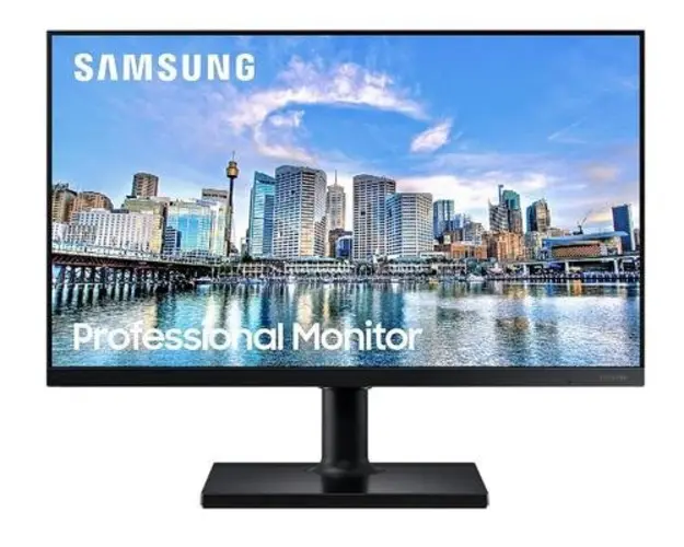 Monitor IPS LED Samsung 24inch T45F, Full HD (1920 x 1080), HDMI, DisplayPort, AMD FreeSync, Pivot (Negru)