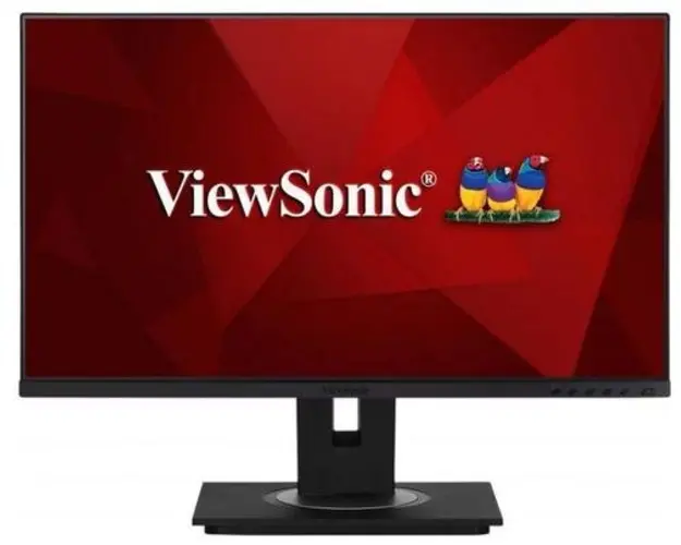 Monitor IPS LED ViewSonic 23.8inch VG2448A-2, Full HD (1920 x 1080), VGA, HDMI, DisplayPort, Pivot, Boxe (Negru) 