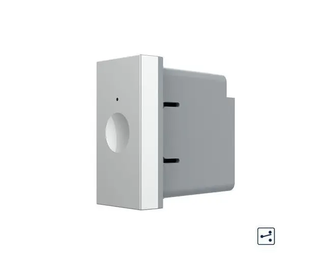 Modul intrerupator simplu cap scara / cruce cu touch Livolo 1M standard Italian, Serie noua (Gri)