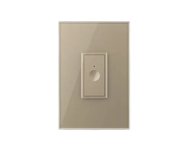 Intrerupator Simplu cu Touch Livolo cu Rama Din Sticla 1M  Serie Noua (Auriu)