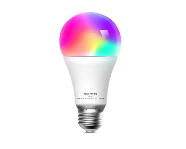 Bec inteligent Meross MSL120, Iluminare RBG, 810 Lumeni