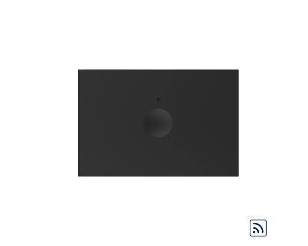 Modul intrerupator simplu wireless cu touch Livolo standard Italian, Serie noua (Negru)