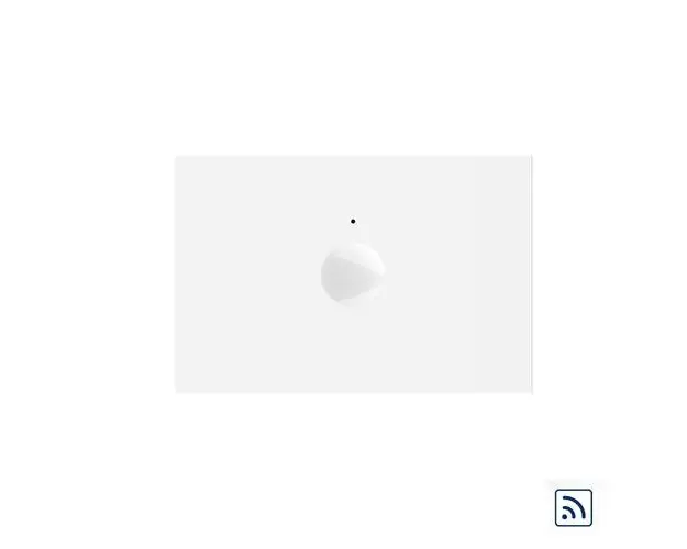 Modul intrerupator simplu wireless cu touch Livolo standard Italian, Serie noua (Alb)