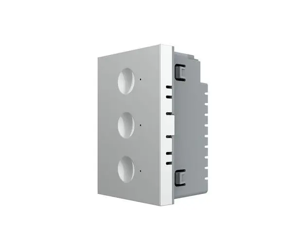 Modul intrerupator triplu cu touch Livolo standard Italian, Serie noua (Gri)