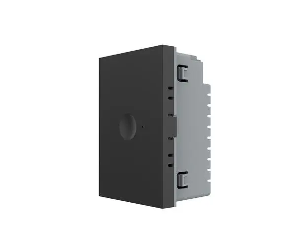 Modul intrerupator simplu cu touch Livolo standard Italian, Serie noua (Negru)