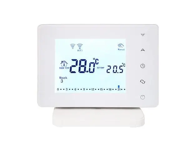 Termostat Wi-Fi pentru incalzire termica in pardoseala BeOk BOT306RF-WIFI-NR