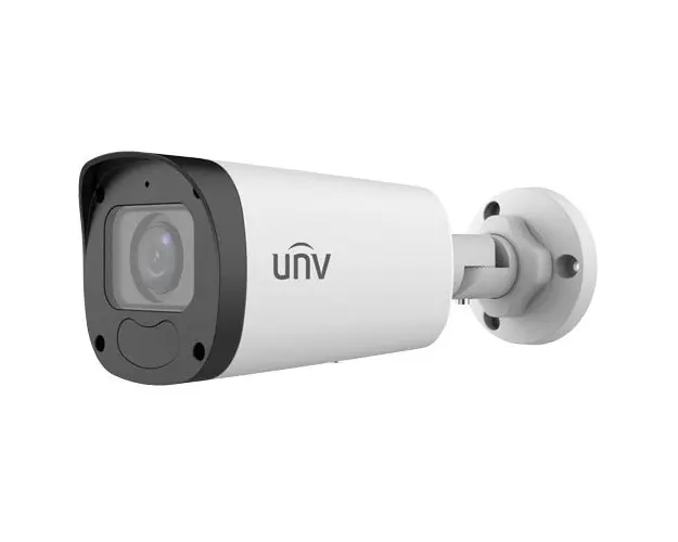 Camera supraveghere video Uniview IP, Rezolutie 2 MP, Lentila 2.8-12 mm, AutoFocus, Distanta IR 50 m, Microfon integrat (Alb)