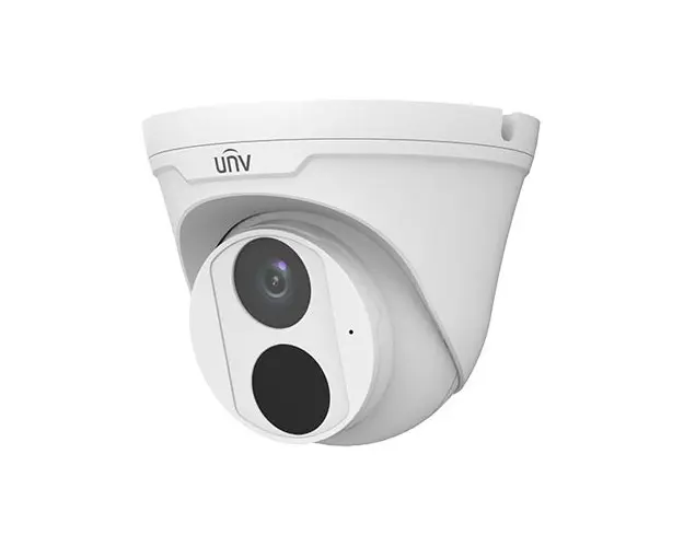 Camera supraveghere video Uniview IP Seria Lite, Rezolutie 2 MP, Lentila 2.8 mm, Vizibilitate 112.9, Distanta IR 30M, Microfon integrat, Slot microSD (Alb)