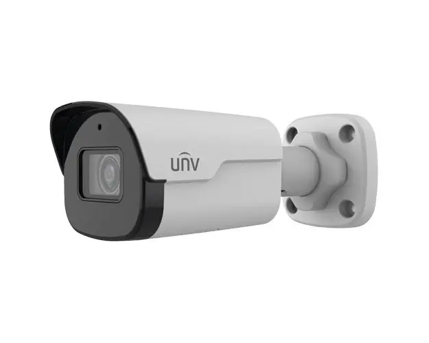 Camera supraveghere video IP Uniview, Seria Light Hunter, Rezolutie 5MP, Lentila 2.8 mm, Distanta IR 40 m, Microfon, Slot microSD (Alb)