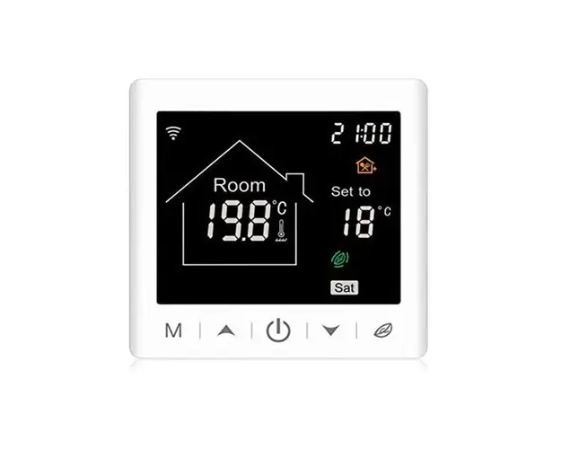 Termostat Wi-Fi pentru incalizare electrica in pardoseala BeOk TR9B-WIFI-EP