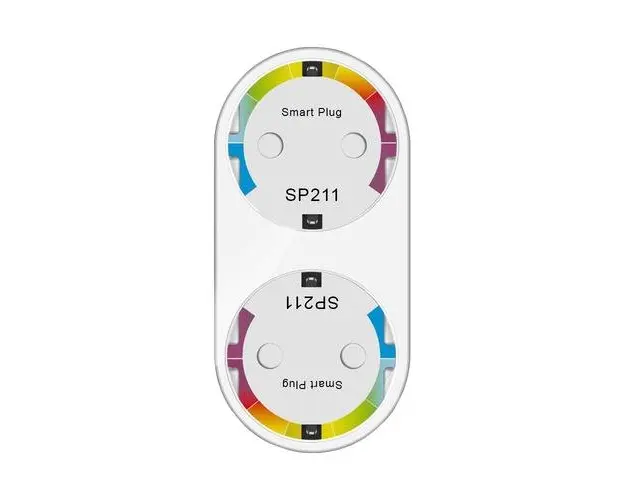 Priza smart dubla Gosund SP211, Control prin aplicatie, Programare si timer Putere max. 3680 W, Curent 16 A (Alb)