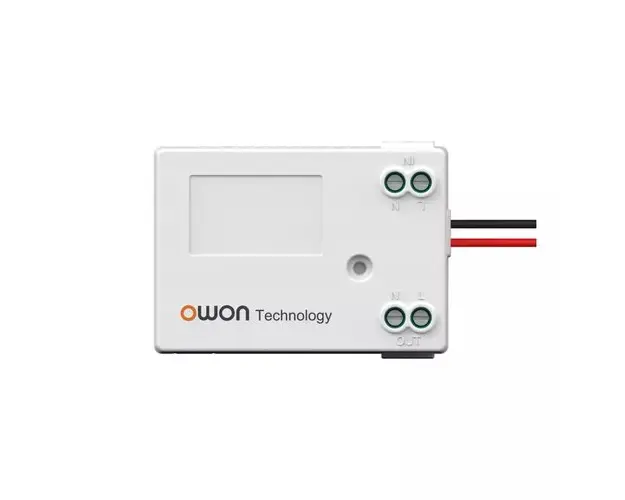 Releu inteligent pentru iluminare Owon, 6A, Protocol ZigBee, Programare, Control aplicatie (Alb)