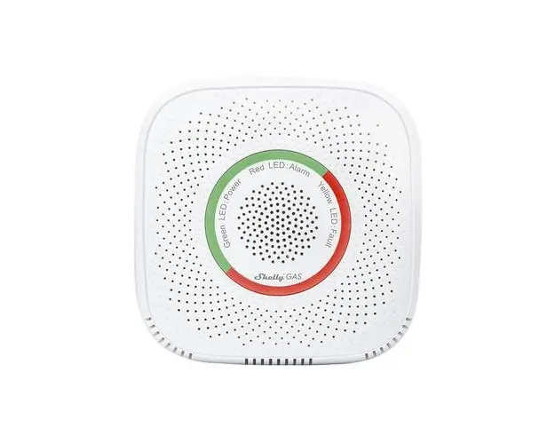 Senzor detector de gaz petrolier lichefiat Shelly Gas LPG, Wireless, Alarma 70 dB, Notificari aplicatie (Alb)