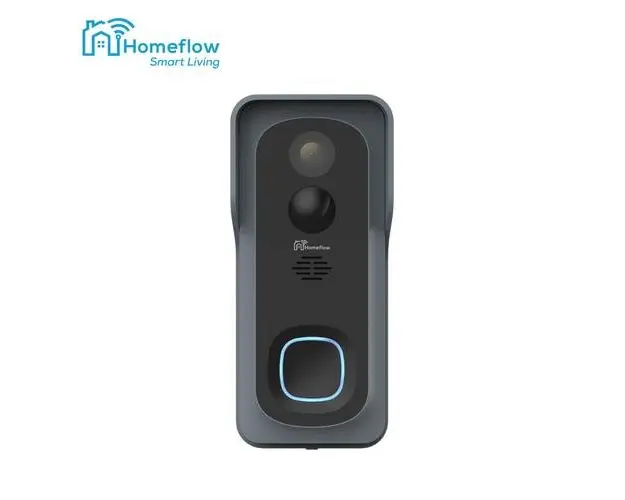 Sonerie inteligenta wireless cu monitorizare video Homeflow D-3001, Comunicare bidirectionala, Detectie miscare, Notificari, Modul sonerie interior inclus