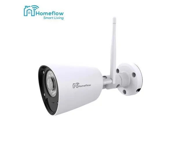 Camera de supraveghere wireless Homeflow C-6003, Exterior, Detectie miscare, Night Vision (Alb)