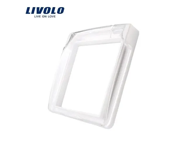 Capac de protectie rezistent la apa pentru prizele din sticla Livolo